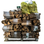 Palet de Leña de Roble Macizo - 340 kg | Alto Poder Calórico